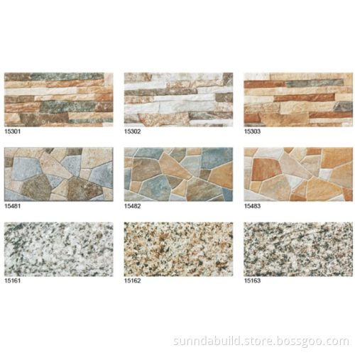 China latest design outdoor exterior wall tiles design, ceramic tiles with good quality,flooring for outdoor patio brick tile